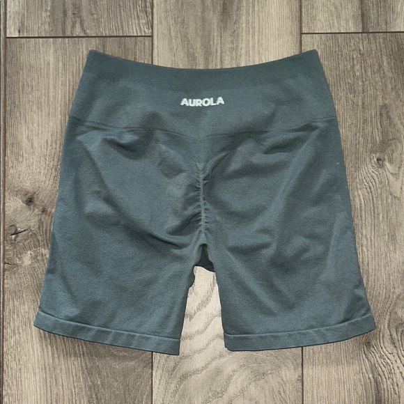 Aurola Pants - AUROLA Dark Gray Biker Shorts Size Medium